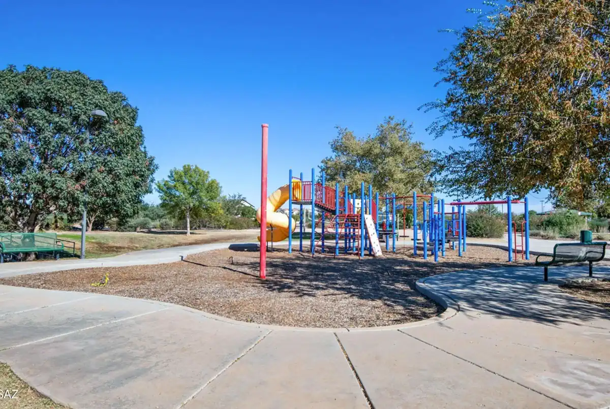 Playground view of 21163 E Treasure Road property, by Edgar Huerta Real Estate Agent in Tucson